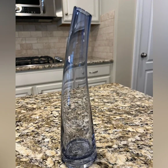 Blue Banana Vase, 1990s German Vintage, Modern Classics - Picture 6 of 9